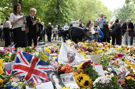 Trauer um Queen Elizabeth in London