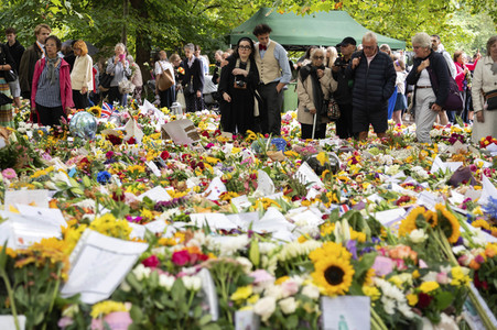 Trauer um Queen Elizabeth in London