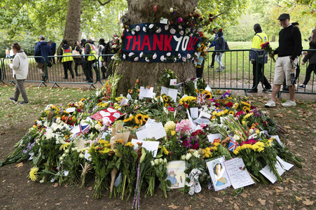 Trauer um Queen Elizabeth in London