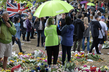 Trauer um Queen Elizabeth in London