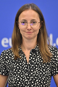 Pressekonferenz zu Produkten, die durch Zwangsarbeit hergestellt werden in Straßburg