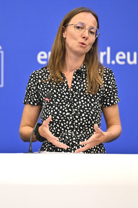 Pressekonferenz zu Produkten, die durch Zwangsarbeit hergestellt werden in Straßburg