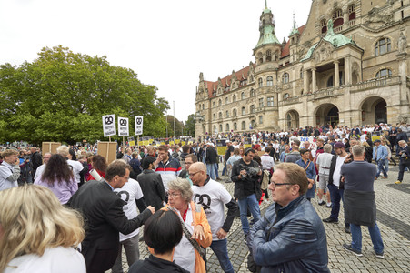 Demonstration des Bäckerhandwerks in Hannover