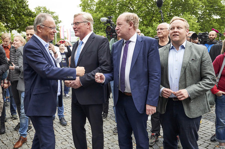 Demonstration des Bäckerhandwerks in Hannover