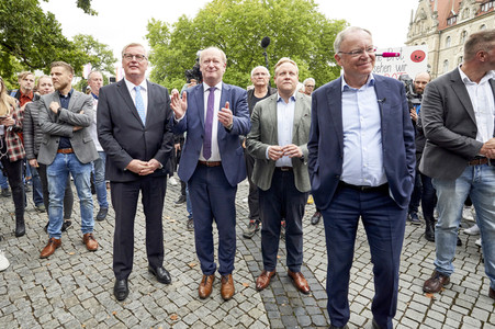 Demonstration des Bäckerhandwerks in Hannover