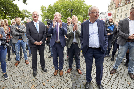 Demonstration des Bäckerhandwerks in Hannover