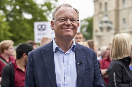 Demonstration des Bäckerhandwerks in Hannover