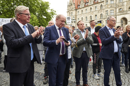 Demonstration des Bäckerhandwerks in Hannover