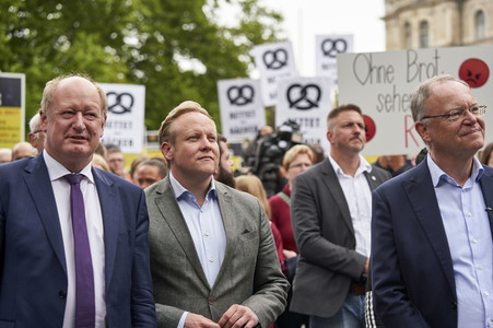 Demonstration des Bäckerhandwerks in Hannover