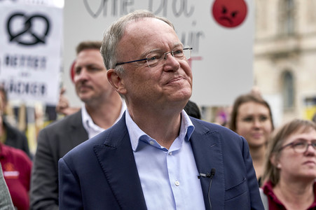Demonstration des Bäckerhandwerks in Hannover