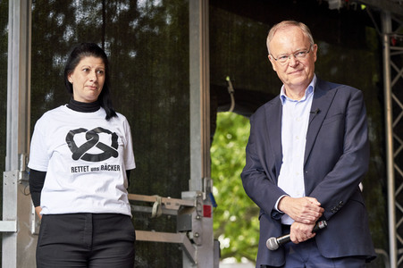 Demonstration des Bäckerhandwerks in Hannover