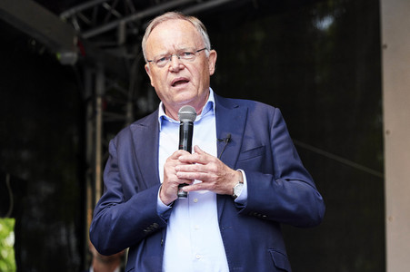 Demonstration des Bäckerhandwerks in Hannover