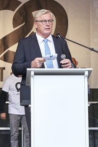 Demonstration des Bäckerhandwerks in Hannover