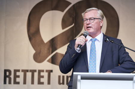 Demonstration des Bäckerhandwerks in Hannover