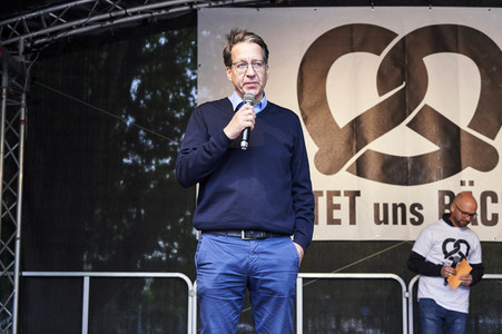 Demonstration des Bäckerhandwerks in Hannover