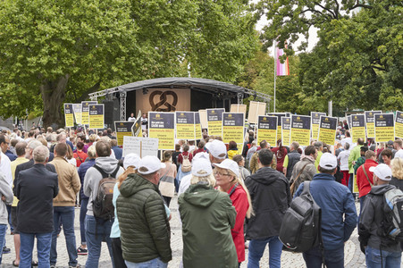 Demonstration des Bäckerhandwerks in Hannover