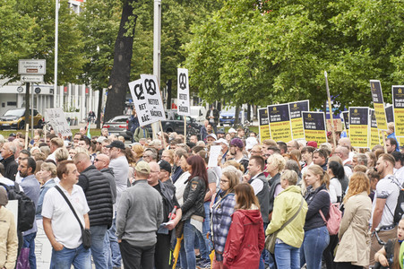 Demonstration des Bäckerhandwerks in Hannover