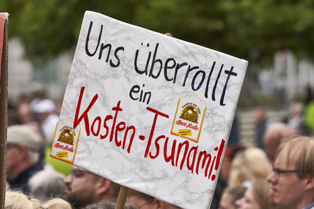 Demonstration des Bäckerhandwerks in Hannover