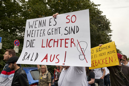 Demonstration des Bäckerhandwerks in Hannover