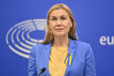 Pressekonferenz zu erneuerbaren Energien im EU-Parlament in Straßburg