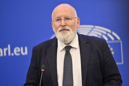Pressekonferenz zu erneuerbaren Energien im EU-Parlament in Straßburg