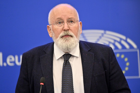 Pressekonferenz zu erneuerbaren Energien im EU-Parlament in Straßburg