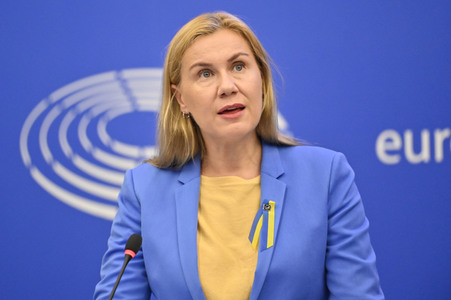 Pressekonferenz zu erneuerbaren Energien im EU-Parlament in Straßburg