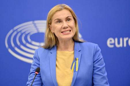 Pressekonferenz zu erneuerbaren Energien im EU-Parlament in Straßburg