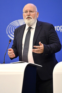 Pressekonferenz zu erneuerbaren Energien im EU-Parlament in Straßburg