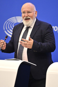 Pressekonferenz zu erneuerbaren Energien im EU-Parlament in Straßburg