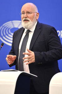 Pressekonferenz zu erneuerbaren Energien im EU-Parlament in Straßburg