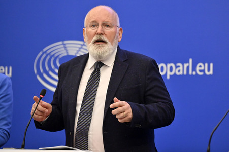 Pressekonferenz zu erneuerbaren Energien im EU-Parlament in Straßburg