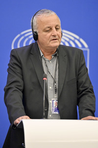 Pressekonferenz zur Bedrohung durch ISIS im EZ-Parlament in Straßburg