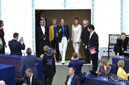 Rede von Ursula von der Leyen zu Lage der EU im EU-Parlament in Straßburg