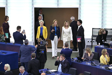 Rede von Ursula von der Leyen zu Lage der EU im EU-Parlament in Straßburg