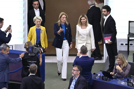 Rede von Ursula von der Leyen zu Lage der EU im EU-Parlament in Straßburg