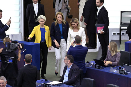 Rede von Ursula von der Leyen zu Lage der EU im EU-Parlament in Straßburg