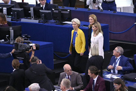 Rede von Ursula von der Leyen zu Lage der EU im EU-Parlament in Straßburg