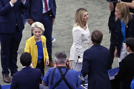 Rede von Ursula von der Leyen zu Lage der EU im EU-Parlament in Straßburg