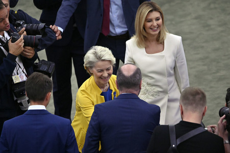 Rede von Ursula von der Leyen zu Lage der EU im EU-Parlament in Straßburg