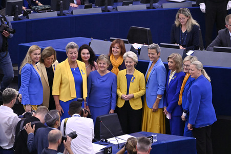Rede von Ursula von der Leyen zu Lage der EU im EU-Parlament in Straßburg