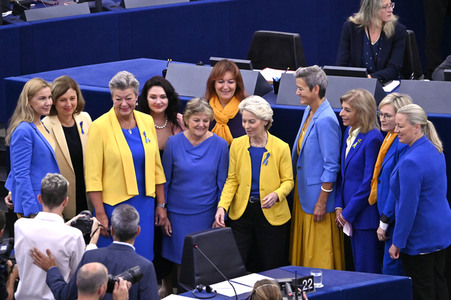 Rede von Ursula von der Leyen zu Lage der EU im EU-Parlament in Straßburg