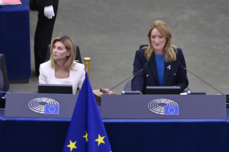Rede von Ursula von der Leyen zu Lage der EU im EU-Parlament in Straßburg