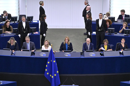 Rede von Ursula von der Leyen zu Lage der EU im EU-Parlament in Straßburg
