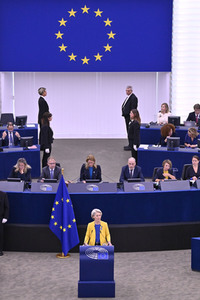 Rede von Ursula von der Leyen zu Lage der EU im EU-Parlament in Straßburg