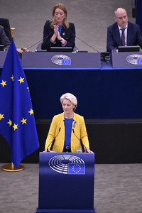 Rede von Ursula von der Leyen zu Lage der EU im EU-Parlament in Straßburg