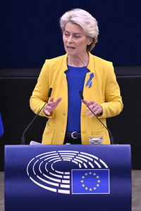 Rede von Ursula von der Leyen zu Lage der EU im EU-Parlament in Straßburg