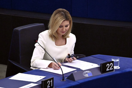 Rede von Ursula von der Leyen zu Lage der EU im EU-Parlament in Straßburg