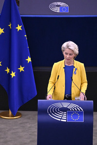 Rede von Ursula von der Leyen zu Lage der EU im EU-Parlament in Straßburg