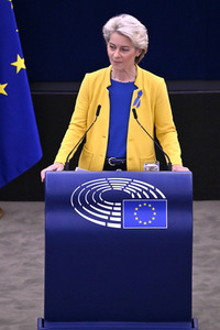 Rede von Ursula von der Leyen zu Lage der EU im EU-Parlament in Straßburg